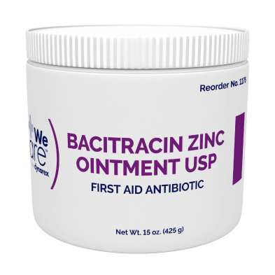 Dynarex #1176 Bacitracin Zinc Ointment 15-oz jars
